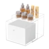Acrylic Disposable Face Towel Holder with Drawer, Custom Storage for Home & Makeup Organization (Towels Not Included) 1