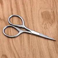 Perfeclan Stainless Steel Beard Mustache Trimming Cutting Styling Scissors Makeup Tools 2