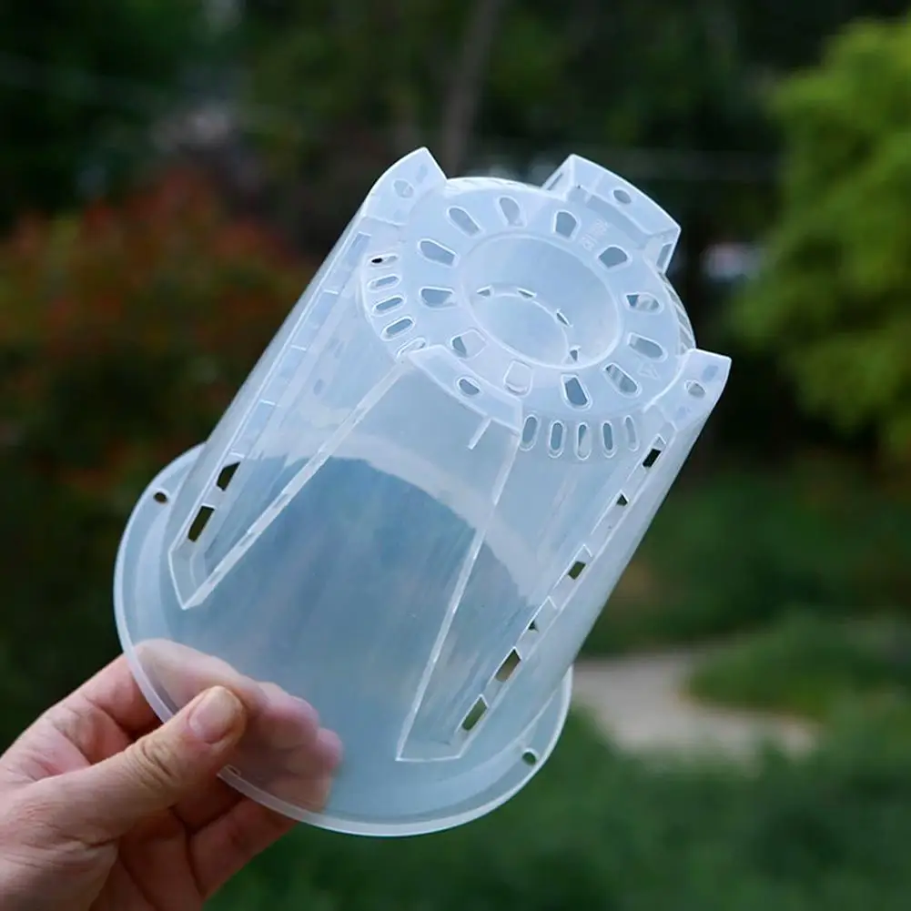Clear Permeable Plant Pot – Large Capacity and Breathable Design