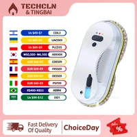 Intelligent Window Cleaning Robot Ultrasonic Atomization Water Spray 5600Pa Super Suction