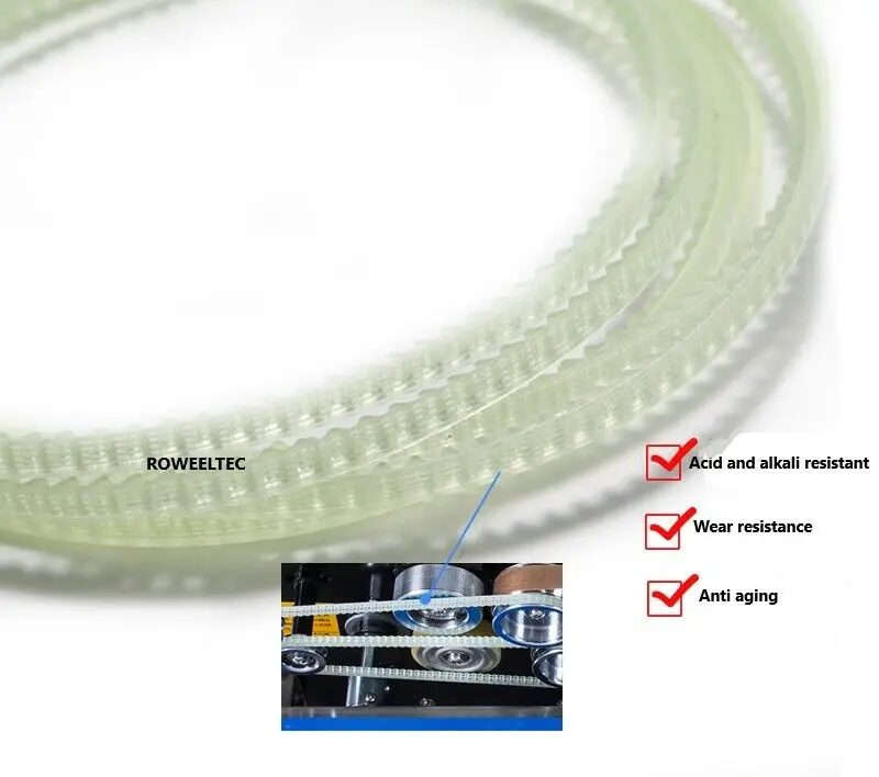 

Направляющий ремень cog, ремень 100, аксессуары для непрерывной герметизации, быстрая доставка hyy