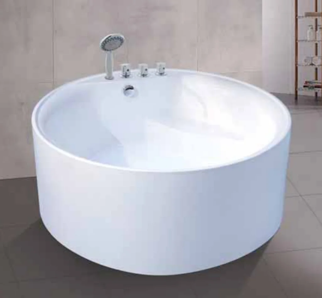 

China sanitary ware bathroom whirlpool acrylic deep bathtub