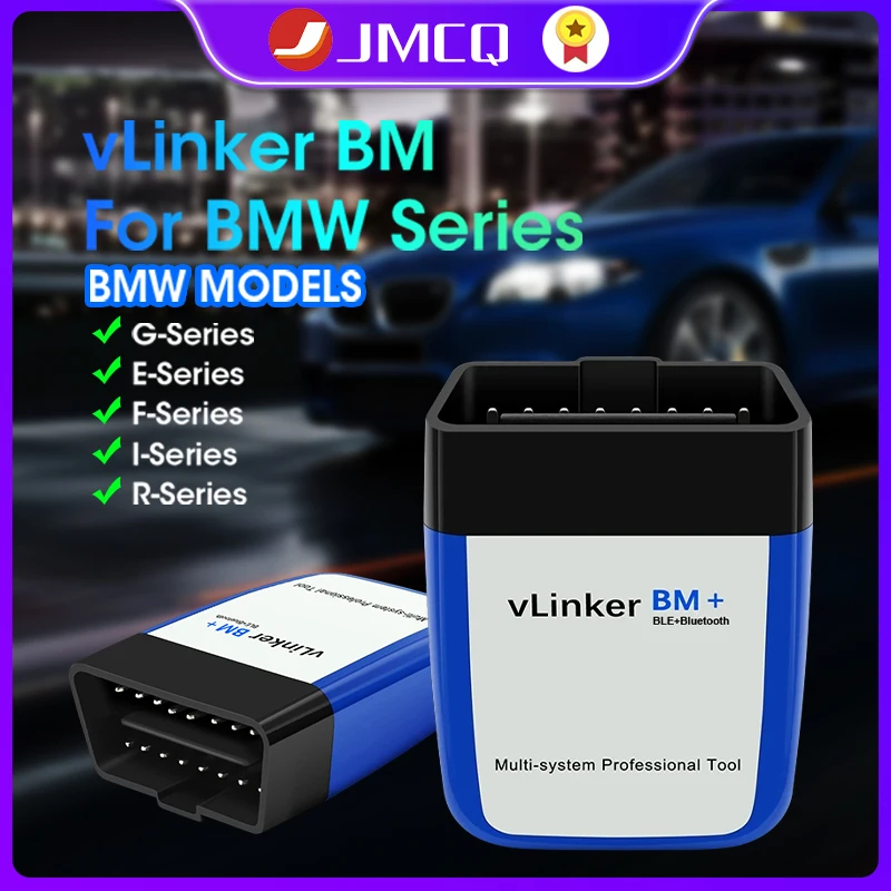 JMCQ vLinker BM + BM для BMW сканер ELM327 BT4