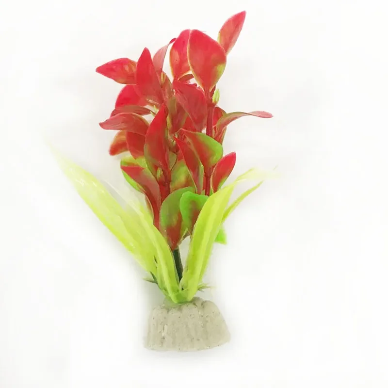 Red Simulated Aquarium Plants Ornaments Aquarium Fish Tank Plant UnderWater Grass Decor Aquarium Decoration