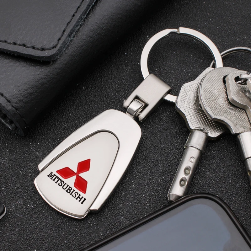 Металлический брелок-эмблема для стайлинга автомобиля брелок ключей Mitsubishi Lancer EX