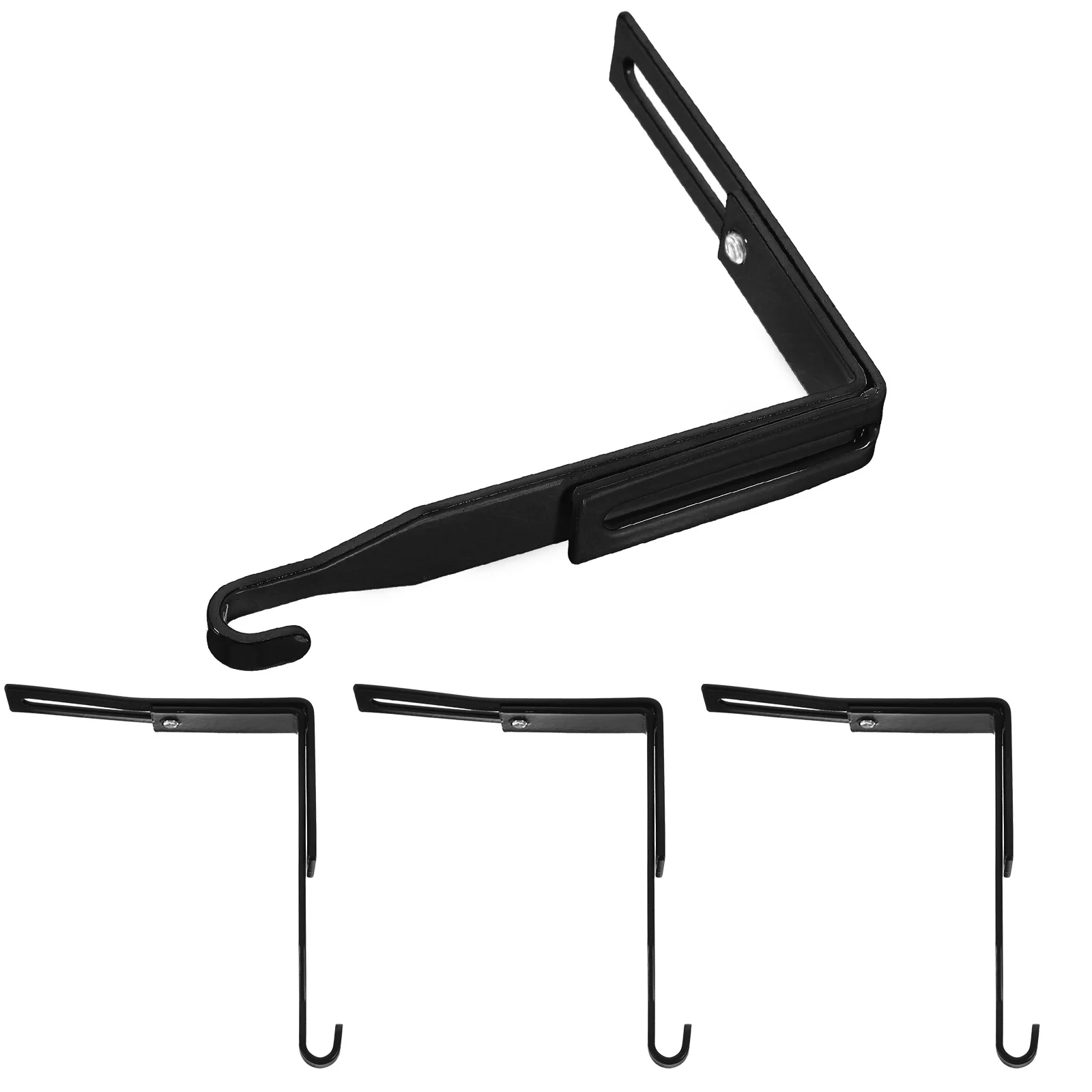 

4 Pcs Hooks For Hanging Door Peg Cabinet Heavy Duty Metal Storage Clothes Hangers
