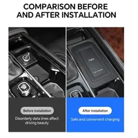 Car wireless charger phone charger charging holder for Volvo XC90 S90 V90 XC60 S60 V60 C60 2018-2021 accessories - Image 4