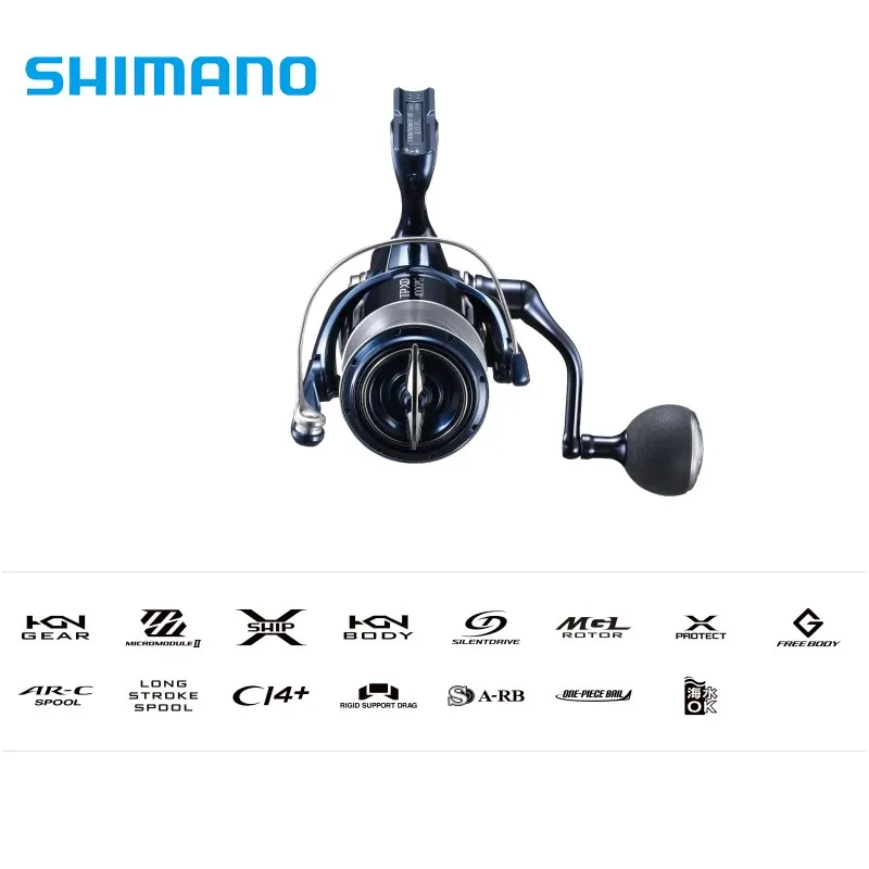SHIMANO TWIN POWER XD Seawater Spinning Fishing Reels 4000PG