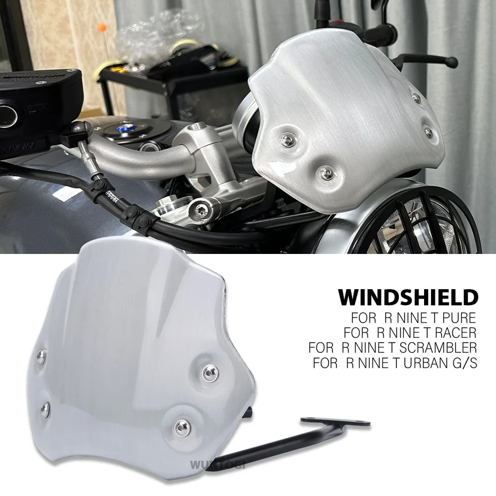 

For BMW R Nine T R nineT R9T RNINET Scrambler Racer Pure Urban G/S Motorcycle Windshield Windscreen Headlight Fairing Deflector