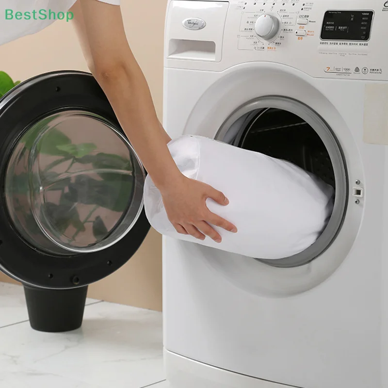 7pcs Fine Net Laundry Bag Clothing Care Washing Machines Dirty Laundry Basket Travel Shoes Mesh Bags Woman Bra Clothes Organizer 4