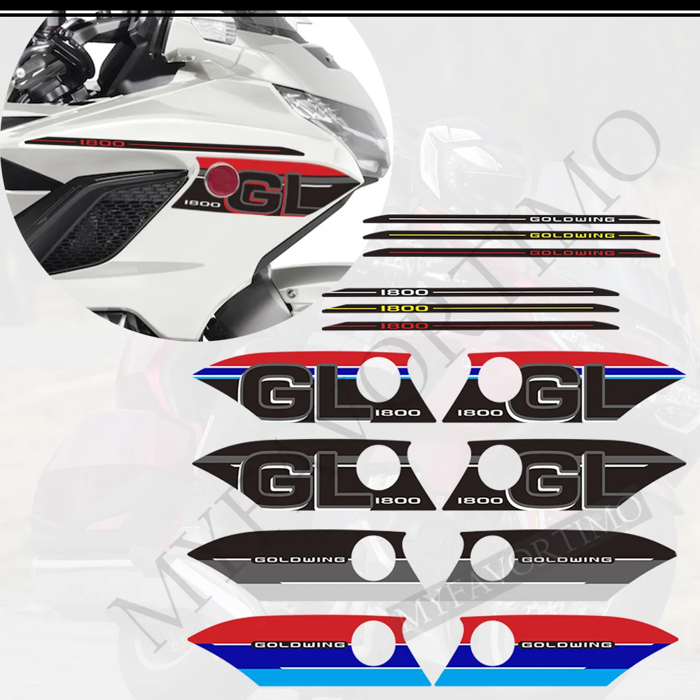 Body Fender Shell Decals For Honda Goldwing GL1800 F6B Motorcycle Tank Pad Protector Stickers GL 1800 2018 - 2022 2023 2024 ppf for honda goldwing gl 1800 2023 2024 special real tpu fairing protection anti scratch gl1800 windshield protective film