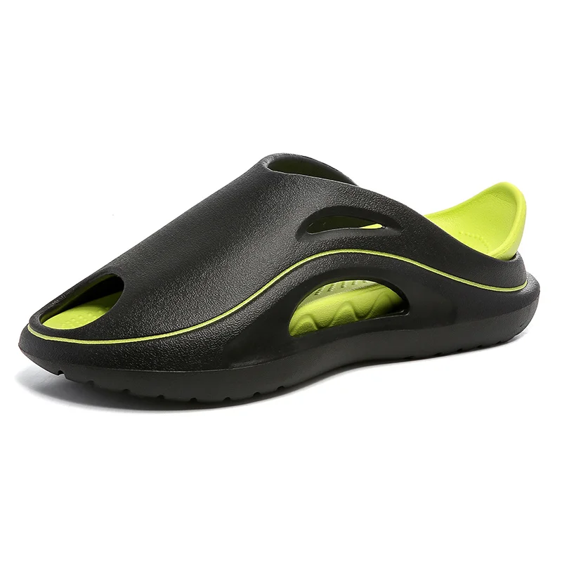 Slip Slippers for Men Non-Slip Slipper for Indoor Outdoor Slip Comfy Soft Foam Sliders With Thick Sole_voghion.com