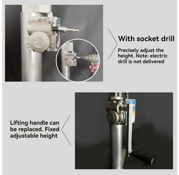 Dual Pole 2.7m Precise Positioning Hanging Cabinet Installation Support Artifact