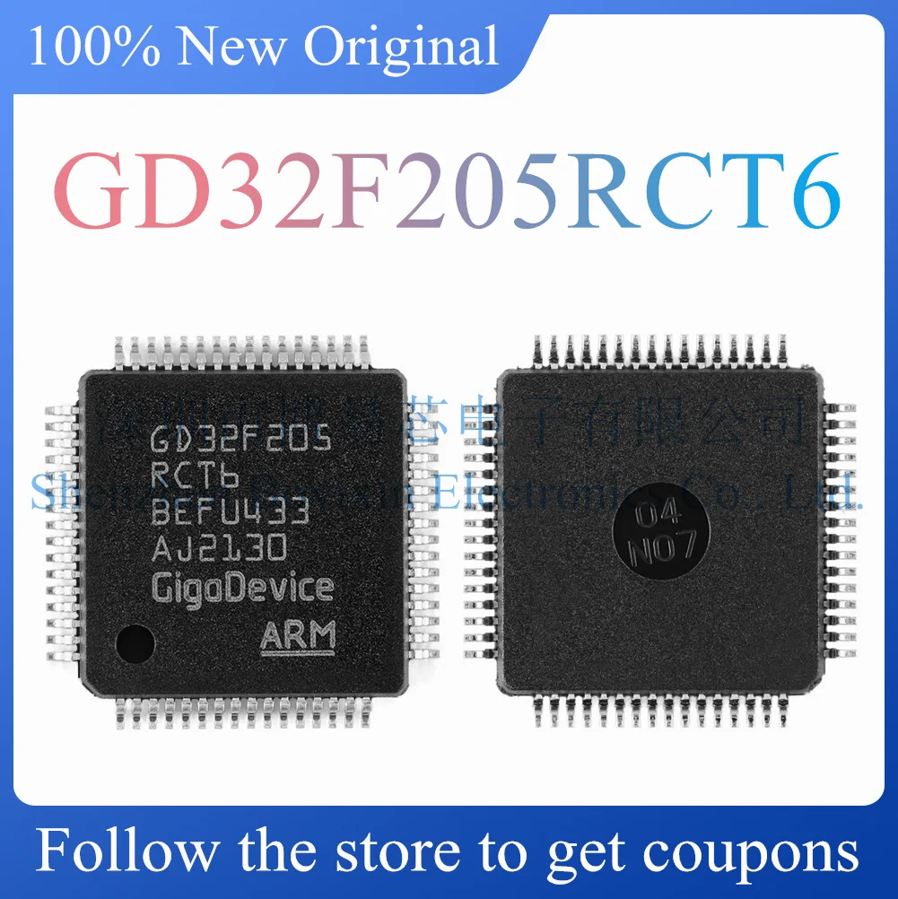 NEW GD32F205RCT6.Original Product.LQFP-64