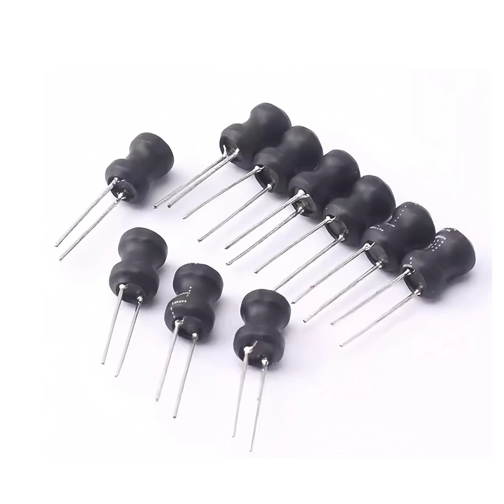 10pcs 1016 4x 6*8 8*10 9*12mm I-shaped power inductor 1uH uH 4.7uH 10uH 22uH 47 100uH 330uH 1.5mH 25mH 30mH 100mH DIP inductance power inductor