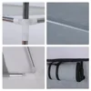 Multilayer Nonwoven Fabric Detachable Shoe Rack Dustproof Shoe Cabinet Home Standing Holder Shoes Organizer Space-Saving Stand 4