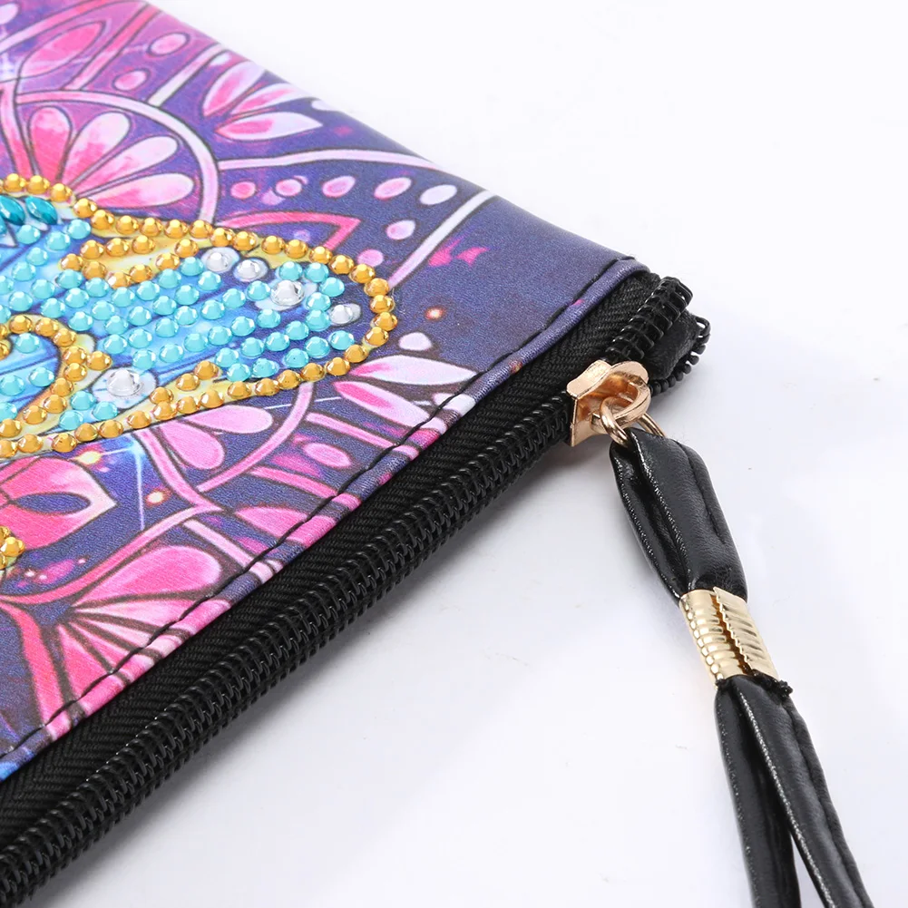 DIY PU Wallet Special Shaped Diamond Mosaic tassel Women Clutch Storage Bag Diamond Art Mosaic Christmas Gift