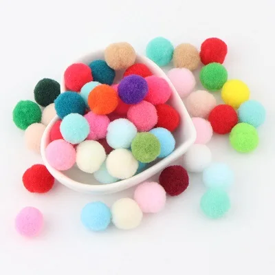 Wholesale 8mm Soft Fur Pompoms for Arts, Crafts, and Home Décor
