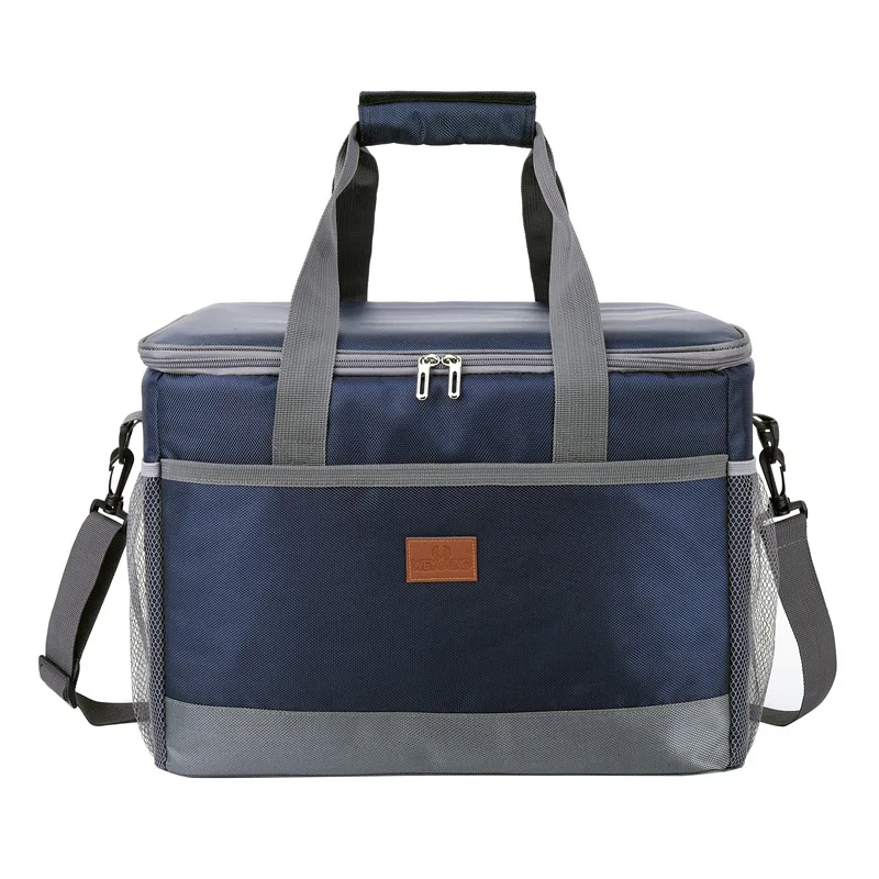 Borsa Termica Pranzo 10L Impermeabile Grigia | Lunch Box Morbida Con Tracolla Per Ufficio E Picnic - 5