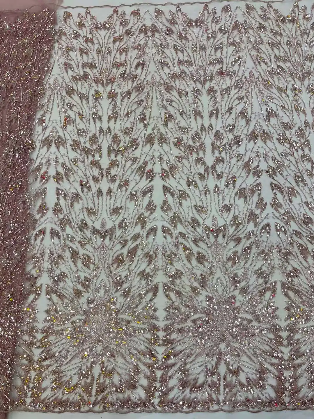 

Роскошные африканские бусины, кружевная ткань 2022, Высококачественная вышивка блестками, французский тюль, нигерийское кружево для вечеринки, материал