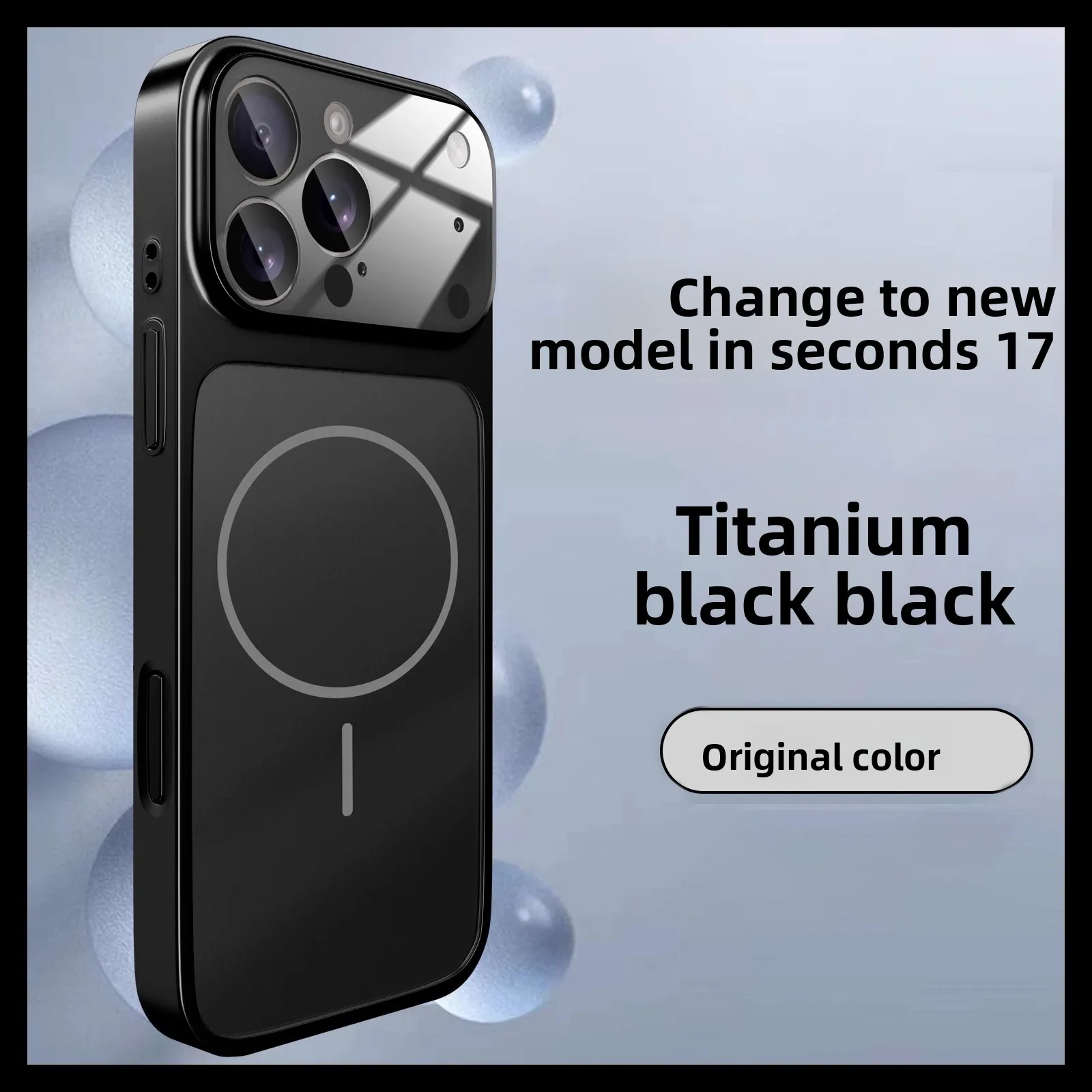 Luxurious Slim Magnetic Phone Case with Wireless Charging Compatibility