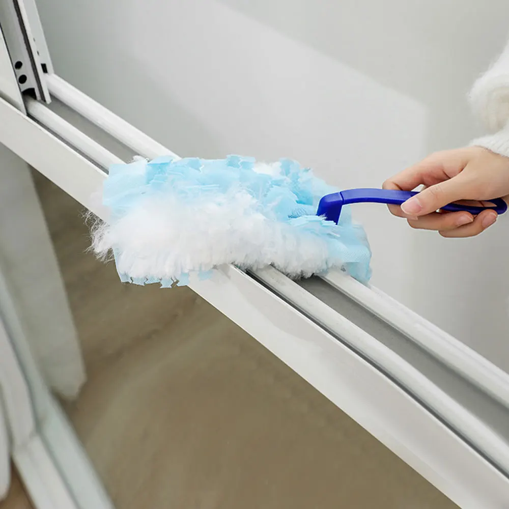 10pcs Magic Duster Electrostatic Absorbent Household Cleaning Brush