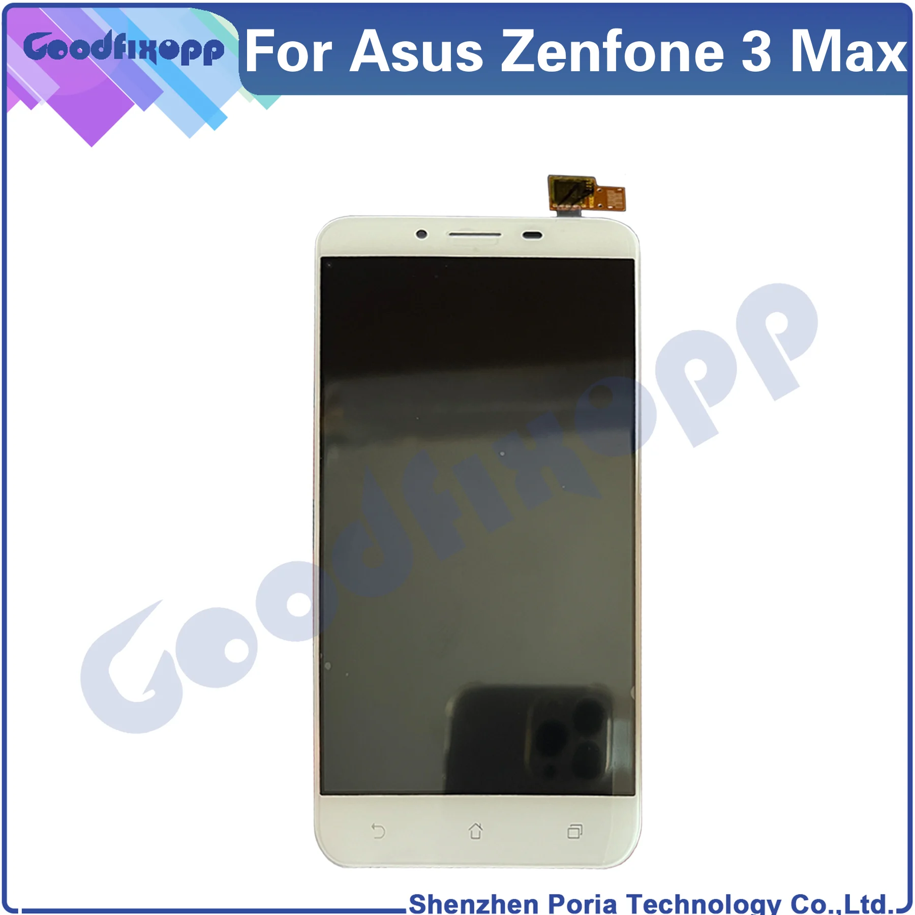 LCD 디스플레이 터치 스크린 디지타이저 어셈블리 교체, Asus Zenfone 3 Max ZC553KL X00DDB X00DDA X00DD 용 100% 테스트