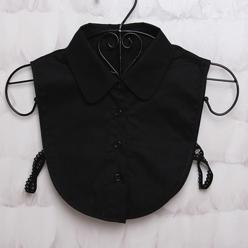 Fake Collar Ladies Women Adult Detachable Lapel Shirt Fake Collar Fashion Solid Color False Blouse Neckwear Clothing Accessories