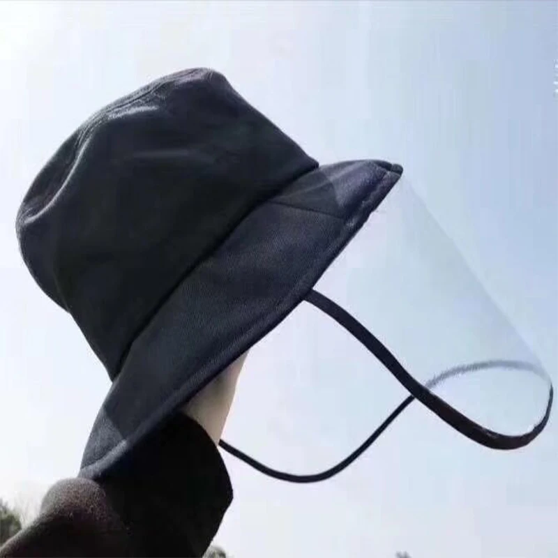 

Face Cover Epidemic Protection Hat Anti Saliva UV Hat Full Face Isolation Anti-Pollution Fishing Hat