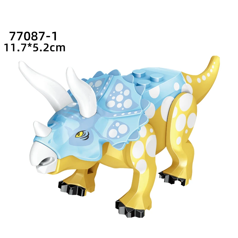 thumbnail image 1 of Bloques de construcción de dinosaurios jurásicos Indominus Rex DIY Tyrannosaurus Figuras de acción Modelos Juguetes para niños Animales Regalos Niños, 1 of 5