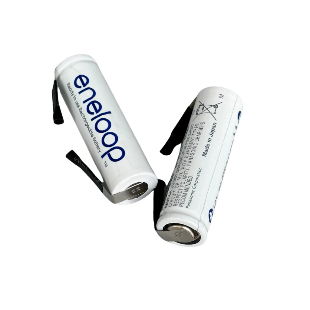 Panasonic AA 1.2V 1900mAh nickel hydrogen battery with welding pins suitable for DIY electric shaver toothbrush toys rechargeable battery