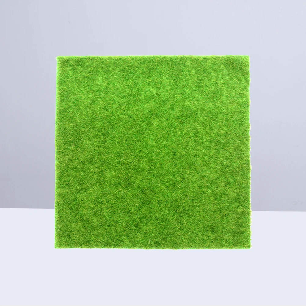5 Pcs Garden Decor Artificial Grass Lawn Green Rugs Landscaping Wall Moss Bonsai Tree 4