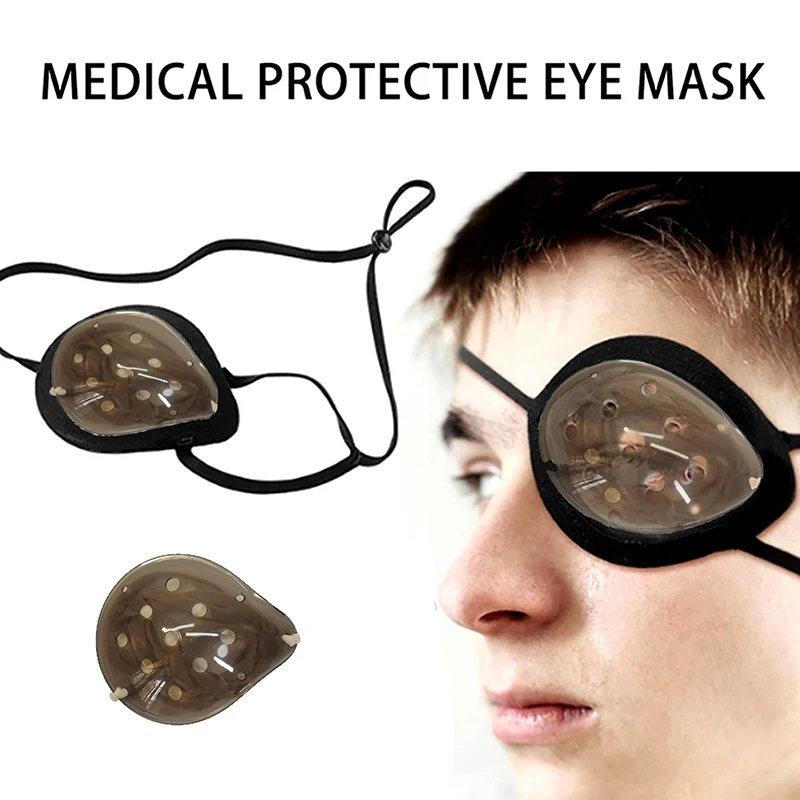 Porous Brown Eye Mask Needed After Ophthalmic Surgery Eye Care Collision Avoidance Eye Protection Cover Soft Edging Goggles
