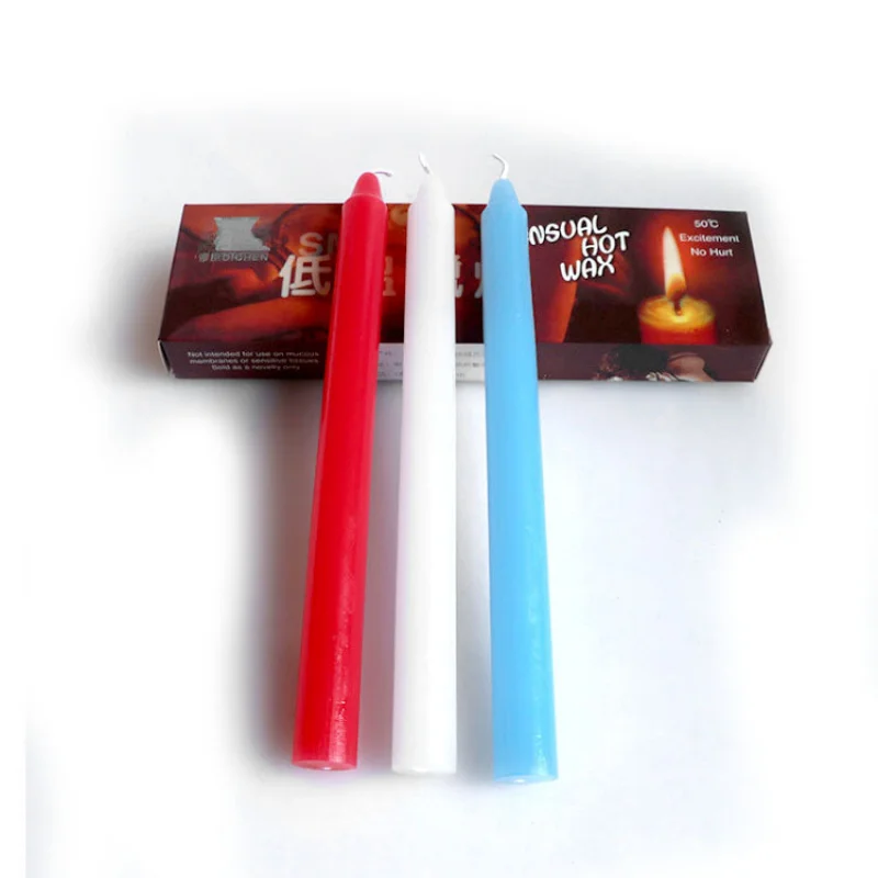 Factory Long Three Low Temperature Candles Adult Supplies Sexy Candle Dichen Medical Beauty Wax Three-Color Mixed