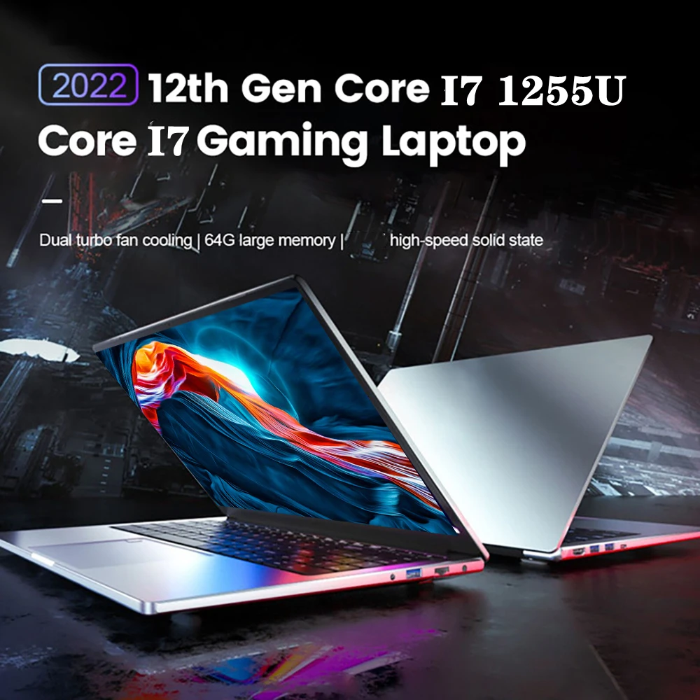 

Ноутбук Intel I7 1255U, 12 дюймов, 15,6 х1080, Windows 10/11 Pro Max, 64 ГБ ОЗУ, макс. ТБ, Pcie SSD процессор, сканер отпечатка пальца, Bluetooth