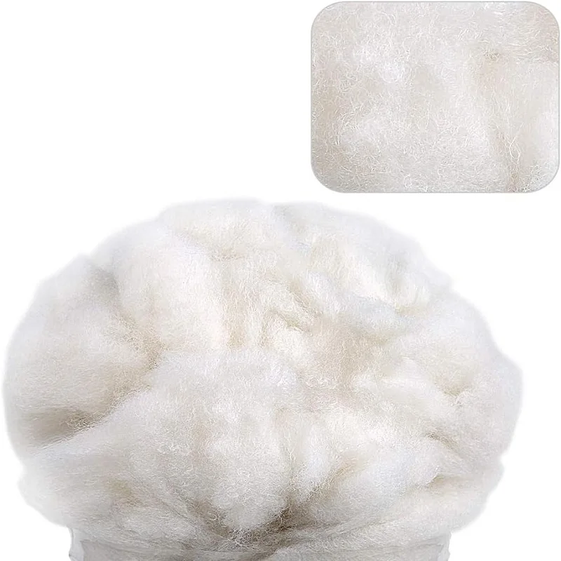 250g Soft Stuffed Cotton Polyester Fiber Filling For Doll Stuffing High Elastic Filler DIY Handmade Craft Accessories doll filling