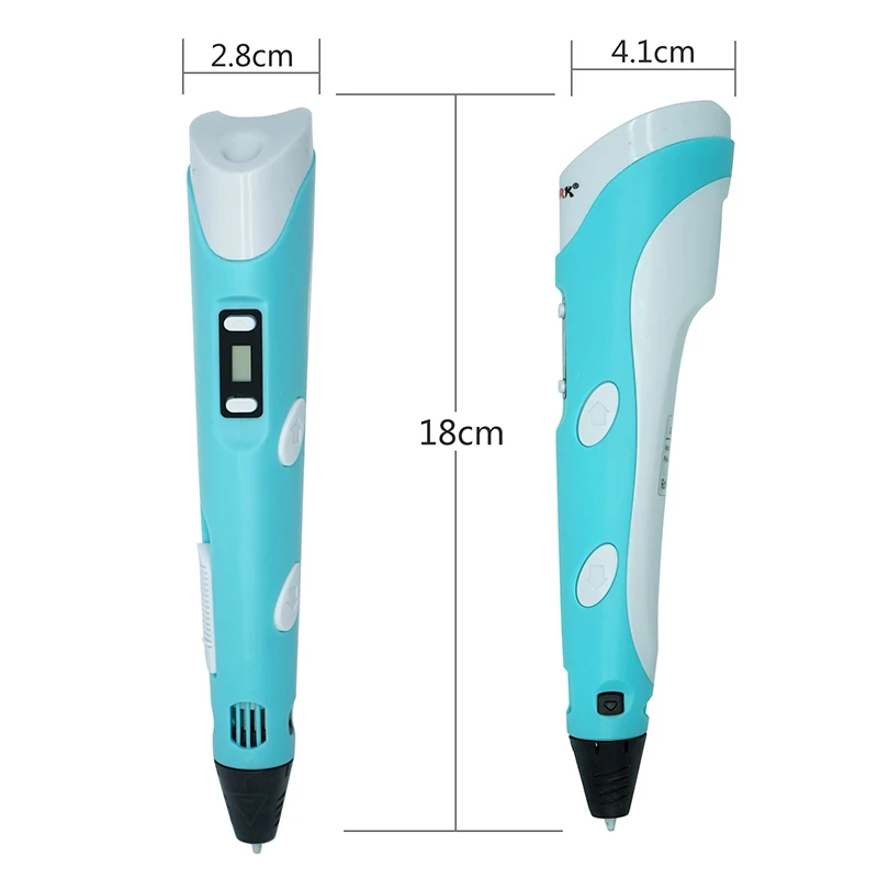 DIY 3D Printing Pen Drawing 3D Pens Educational Toy With LCD Screen PLA Filament Pen For Children Gift DIY Drawing Printing