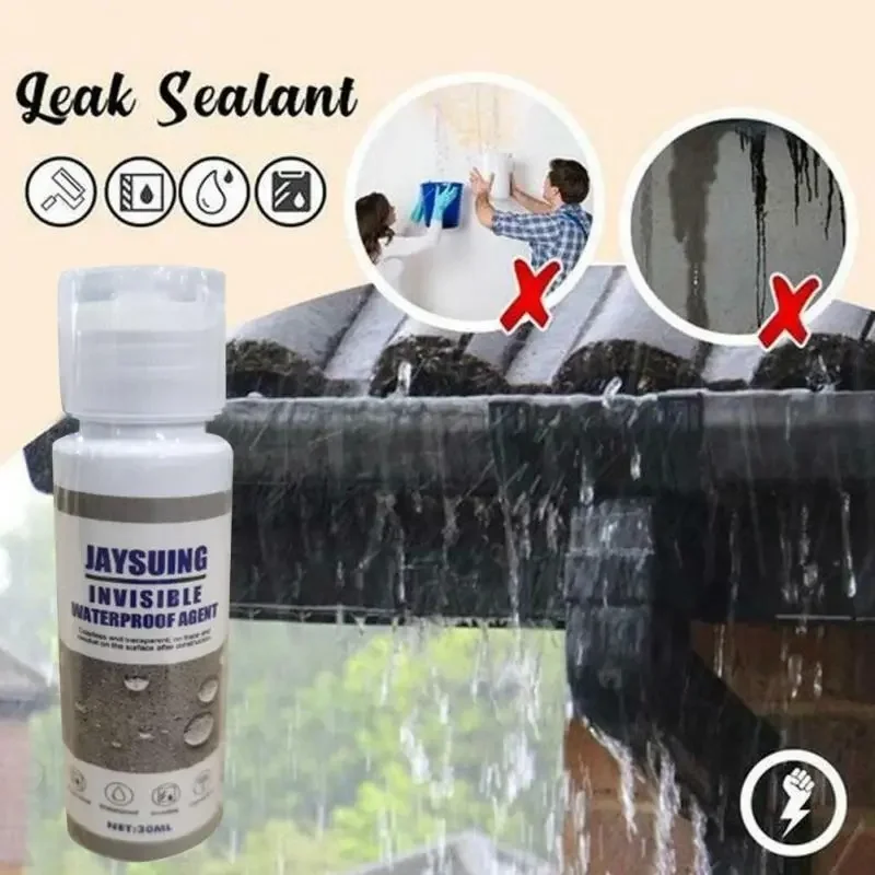 30/100ml Super Strong Sealant Spray Anti-Leaking Sealant Agent Waterproof Leak-trapping Repair Spray Broken Surface Spray Glue