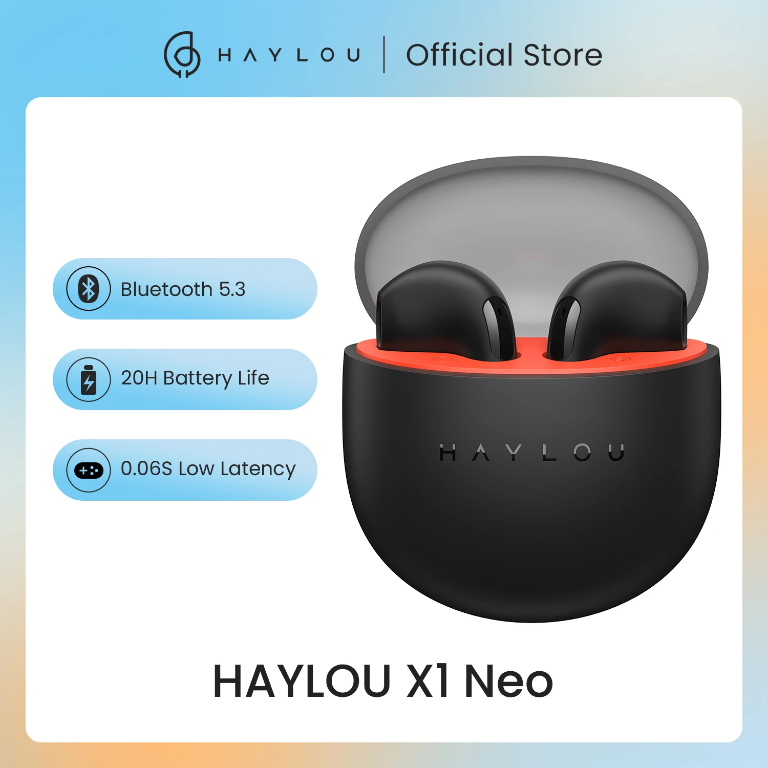 Haylou X1 Neo Tws Bluetooth 5.3 Earphones Haylou X1 Bluetooth