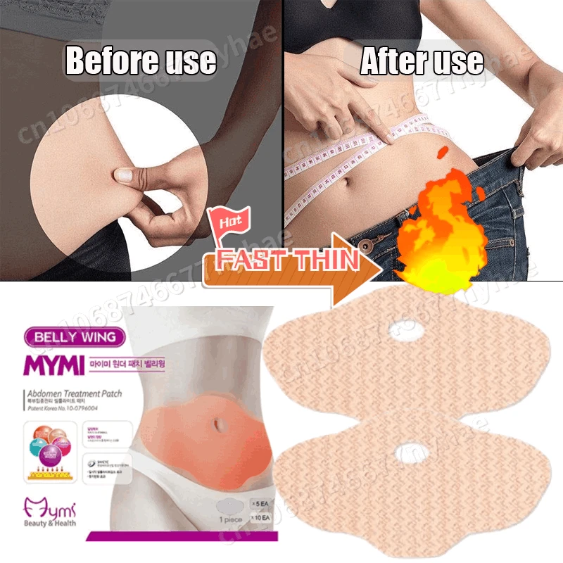 Keep Good Figure to 45kg Body Let Belly Arm Slimming Crazy Slim Patches Detox Korea MYMI Wonder Patch Slimming Artifact Stickers