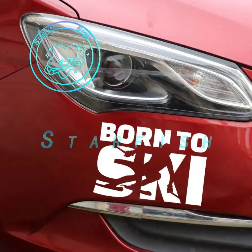 자연 스키 익스트림 겨울 스포츠 패션 익스트림 스포츠, 맞춤형 자동차 디자인 스티커, PVC 소재 조각 기술