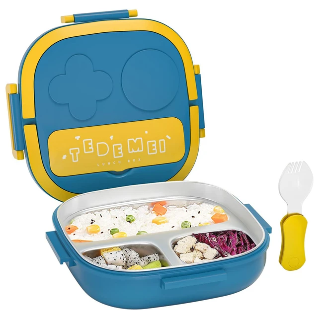 Bentgo Kids' Stainless Steel Leakproof 3 Compartments Bento-style