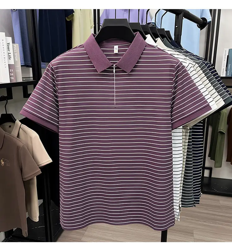 Trendy T Shirts For Men Classic Polo Shirt Summer Short Sleeve Comfort  Fashion Casual Top New Design - Image 10