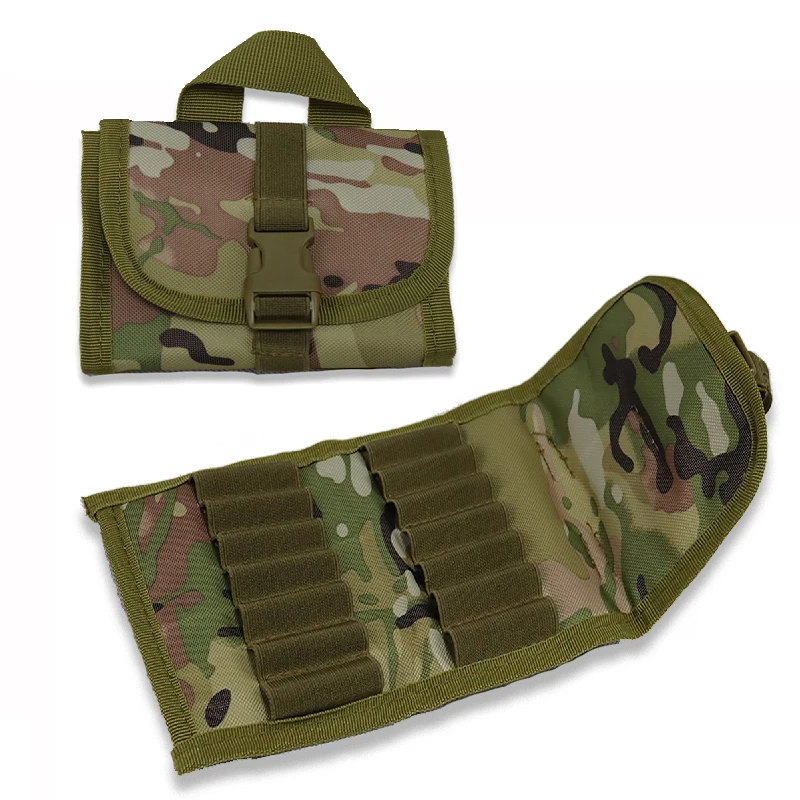 

Tactical Military Pouch Cartridge Bag Hunting Airsoft Shotgun Shell Holder 14 Rounds Rifle Bullet Ammo Pouch Gun Accessories