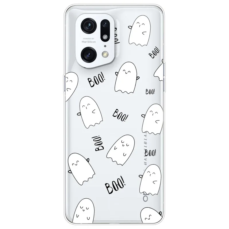 Transparent Soft TPU Silicone Phone Case with Clear Bumper - Lovely Design