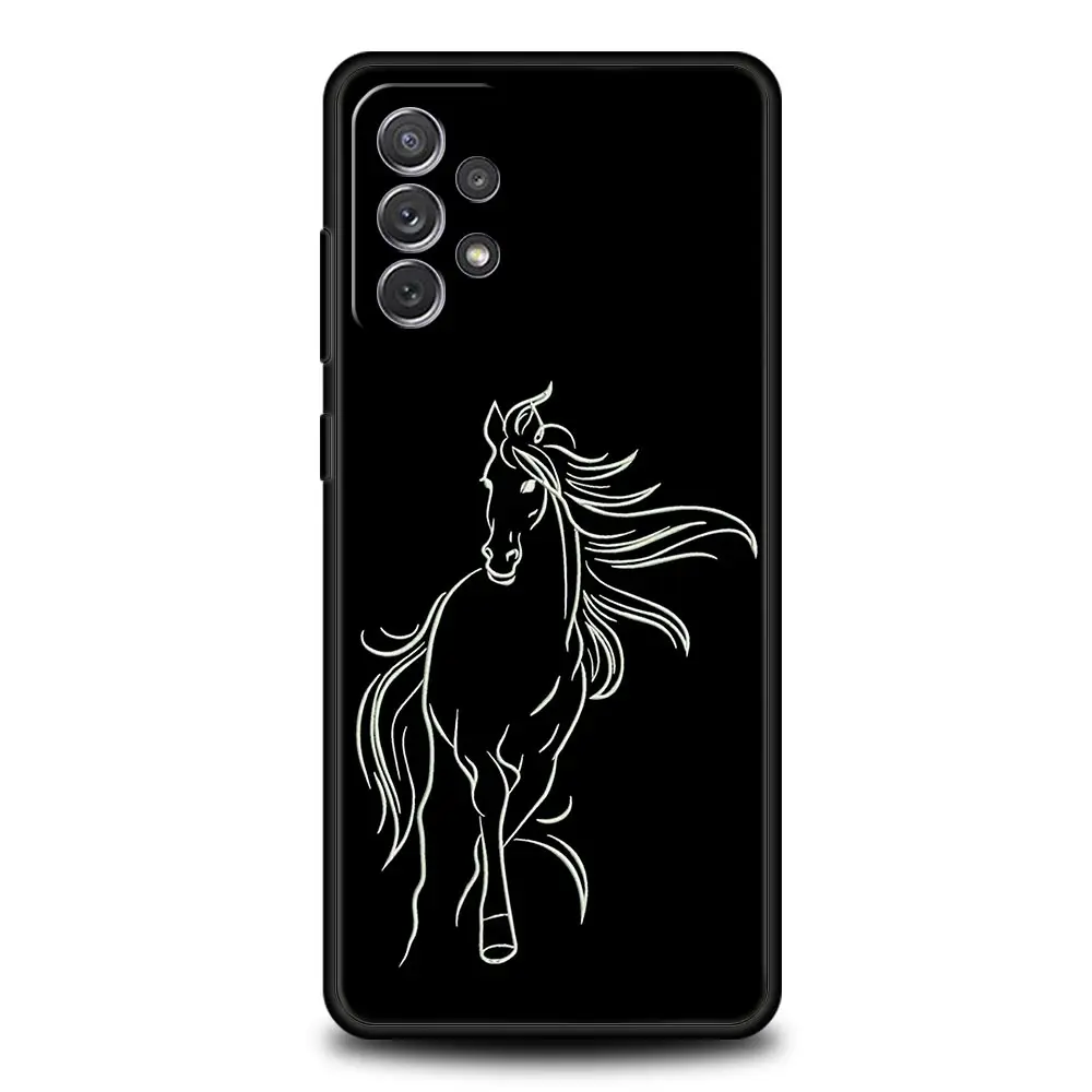 Elegant Animal Art Horse Phone Case Cover