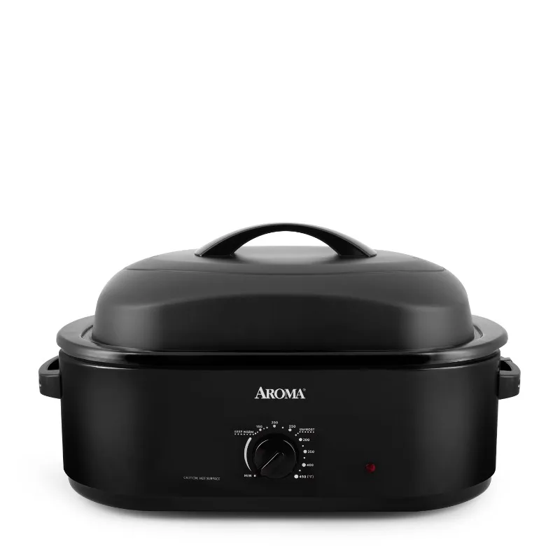 

18Qt. Roaster Oven with High-Dome Lid, Black