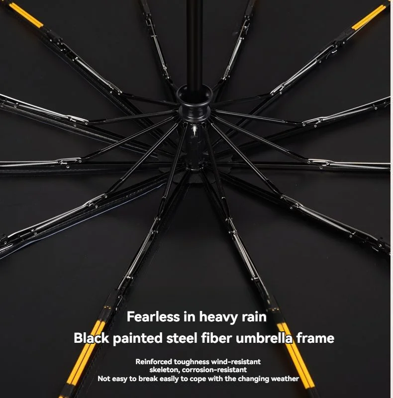Reinforced 24-Bone Umbrella, Men's Business Strong And Durable Wind-resistant Umbrella, Anti-UV Sunscreen Umbrella Women's Sunny 11 Sb61f1dfb10d246eea705e157b9effd6ba