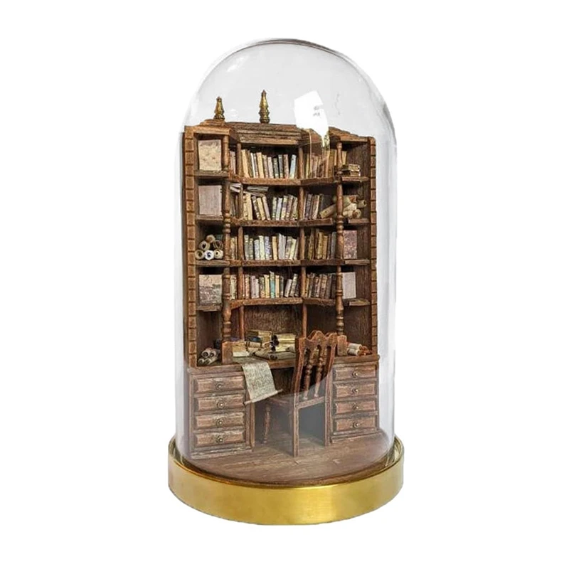 

Миниатюрные книжные полки ручной работы, миниатюрные книжные шкафы, миниатюрные украшения для библиотеки, подарки для семьи, друзей, 1 шт.