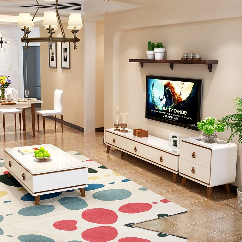 

TV Stand Modern Living Room Home Furniture Monitor Stand Mueble Tv Cabinet Mesa Coffee Table Centro Table Furniture Bedroom